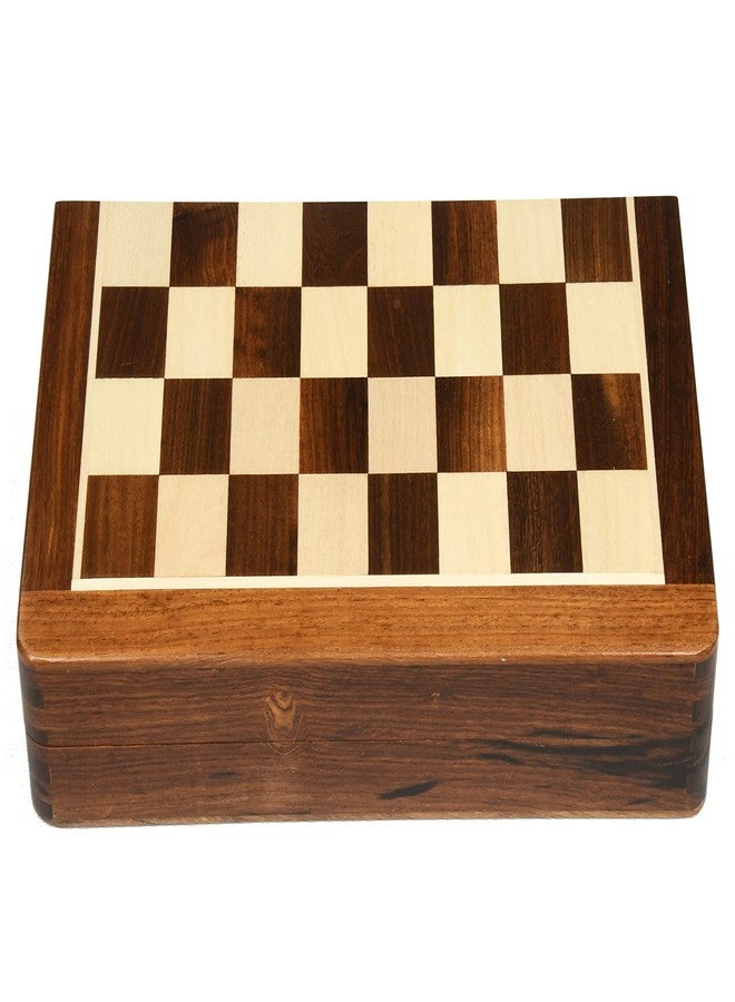 Hamleys 12 inches Wooden Travel Folding Sheesham Magnetic Chess Set for Kids 5Y+, Multicolour | Safe & Gift-Friendly - Image 2